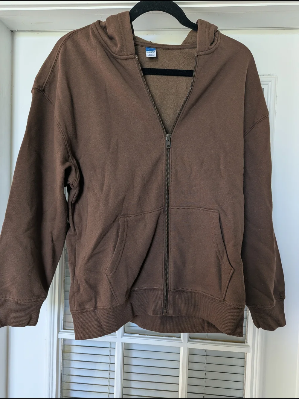 Old navy Brown Full-Zip Hooded Sweatshirt